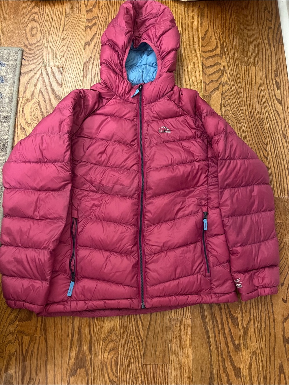 LL Beans Girls Downtek Jacket